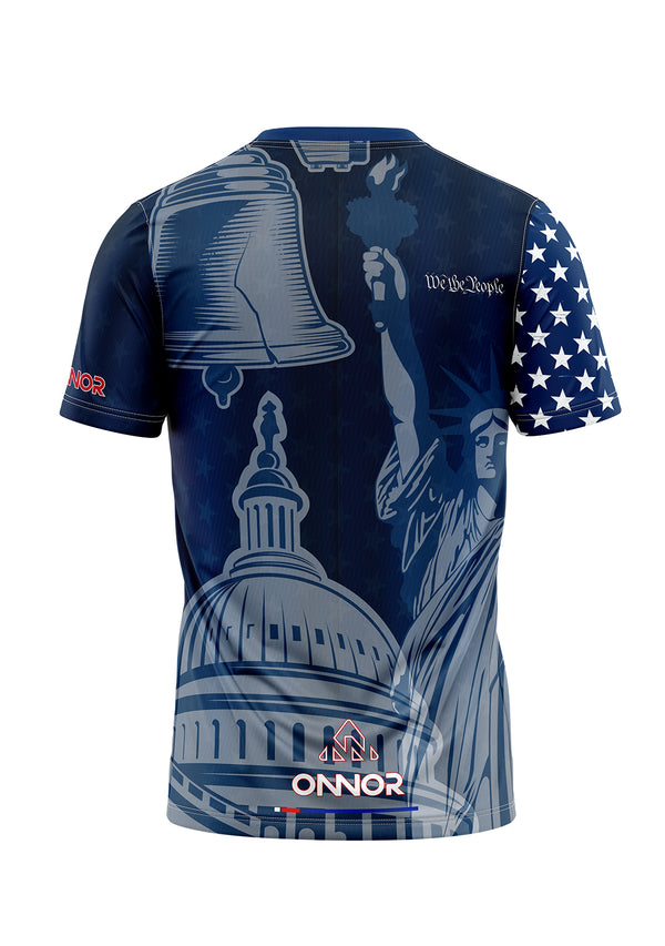  buy running fitness apparel  miami -  Women's American Pride 2023 Elite Running t-shirt
