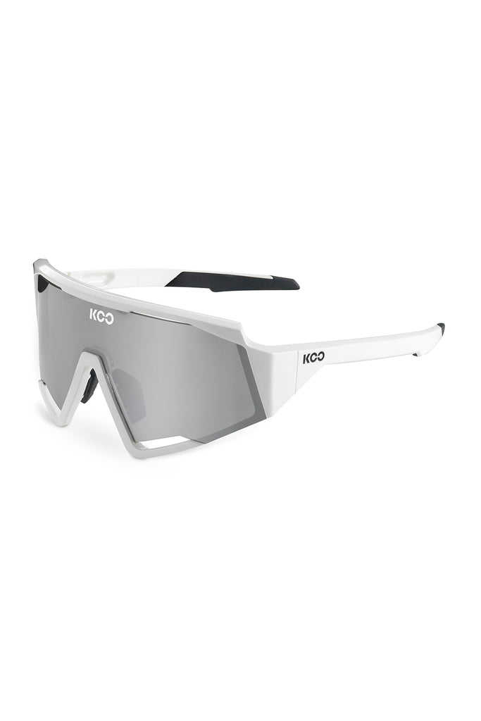 men's sunglasses KOO Spectro Sunglasses - White Silver Koo Spectro sunglasses for a sleek and protective eyewear choice. KOO Spectro Sunglasses - White Silver - men's white silver sunglasses - KOO Spectro Sunglasses - White Silver Koo Spectro sunglasses for a sleek and protective eyewear choice.