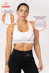 women white professional sport bra, discount sport bra, Florida USA, professional sport bra