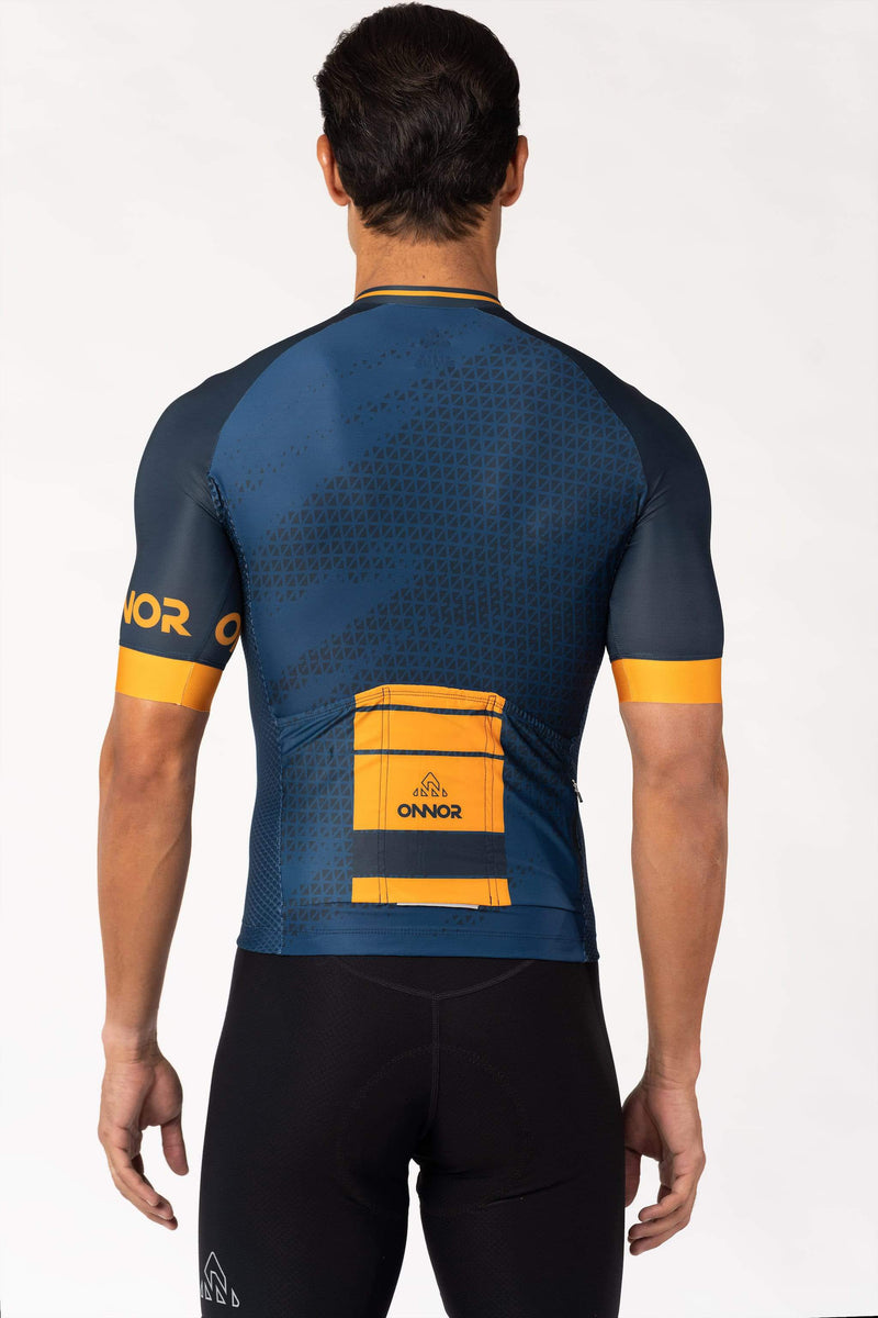 Navy bike online jersey