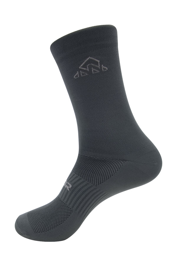  buy cycling socks men miami -  cycling clothing - Unisex Dark Gray Cycling Socks - cycling sock sale