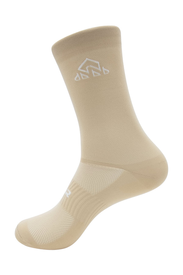  buy triathlon, cycling and running accessories  miami -  activewear biker - Unisex Khaki Cycling Socks - cycling sock companies