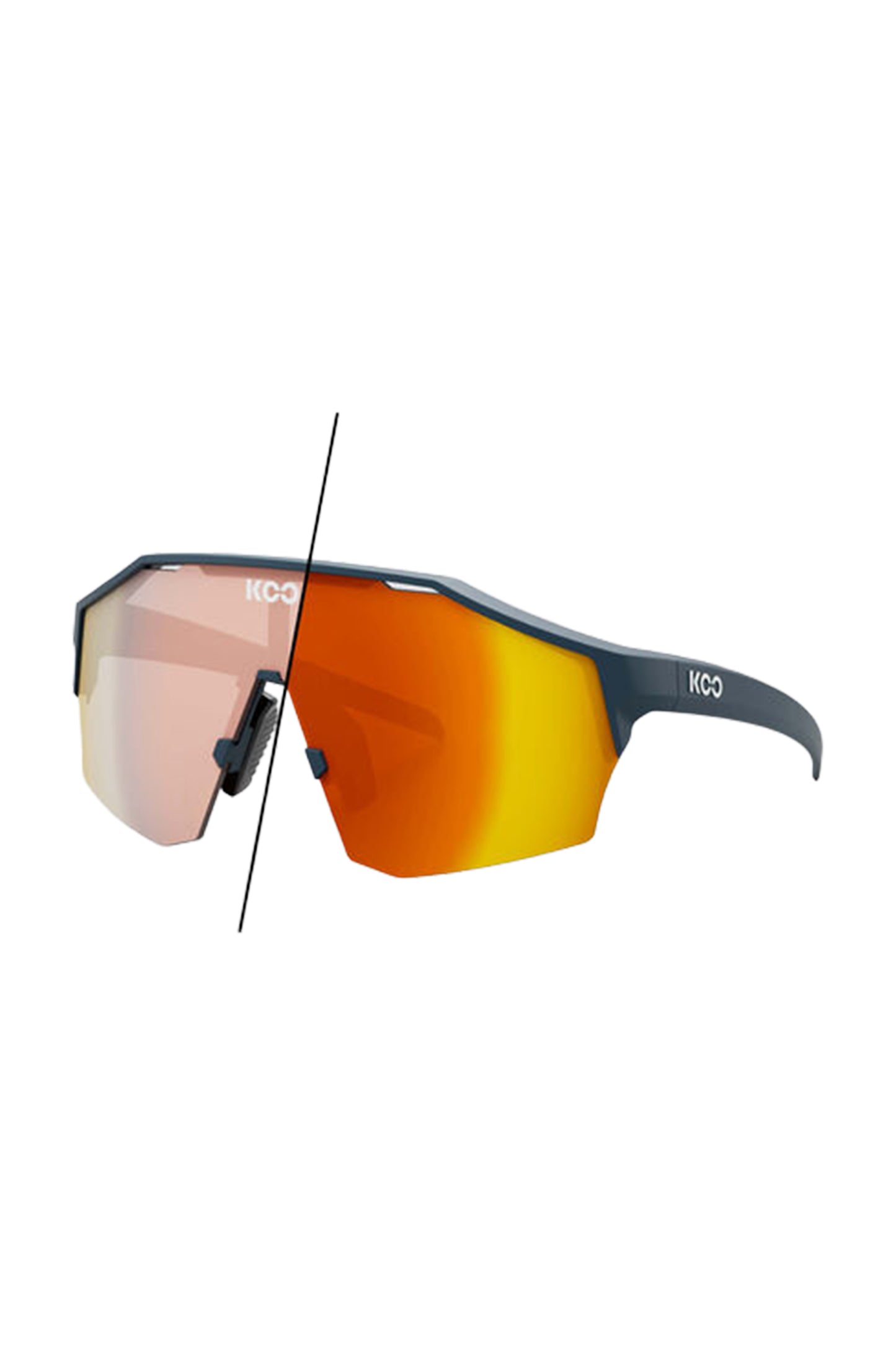 KOO ALIBI cycling sunglasses - Dark Blue Matt Photochromic Red OEY00009-967