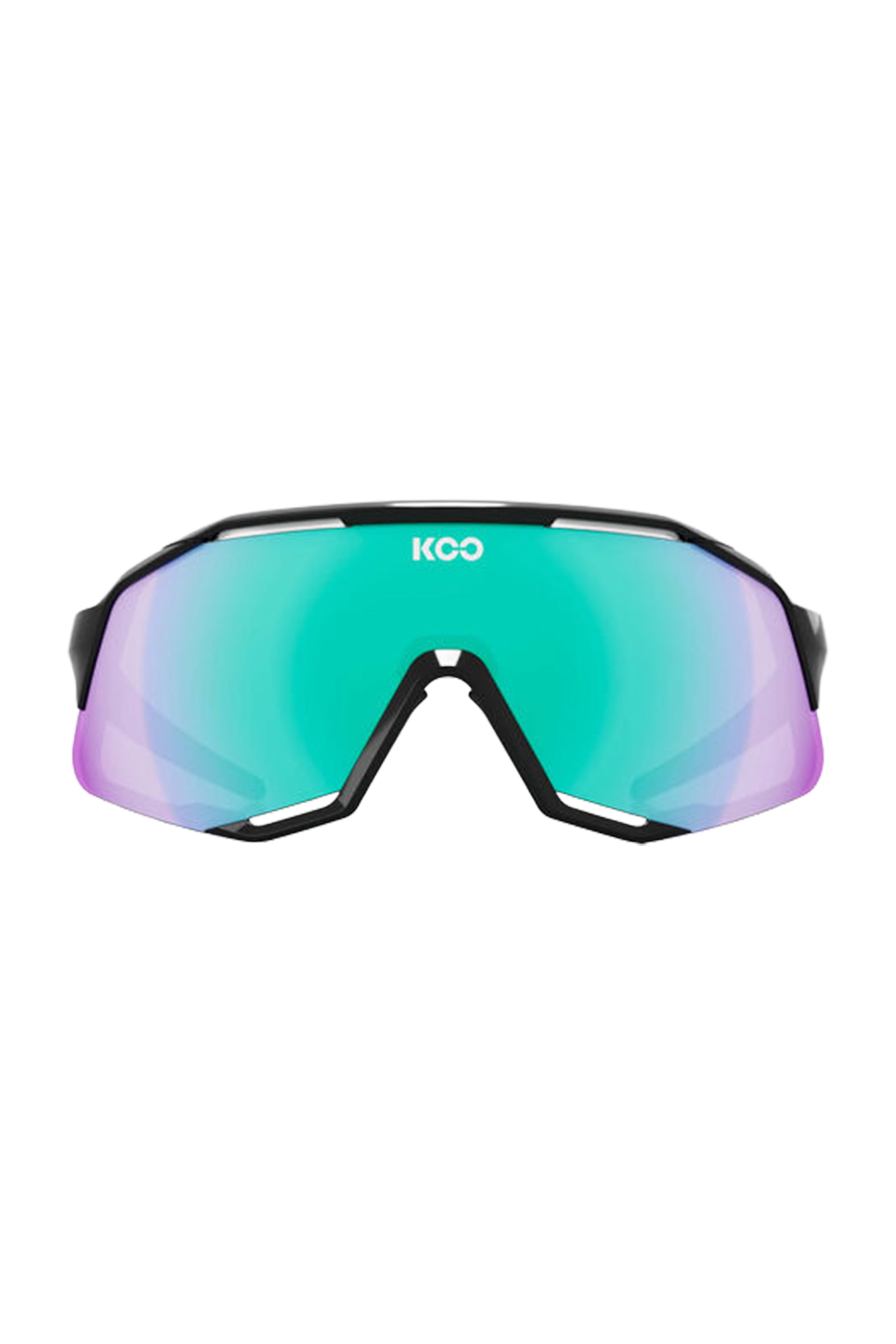 KOO DEMOS cycling sunglasses - Black / Green Mirror OEY00005-616