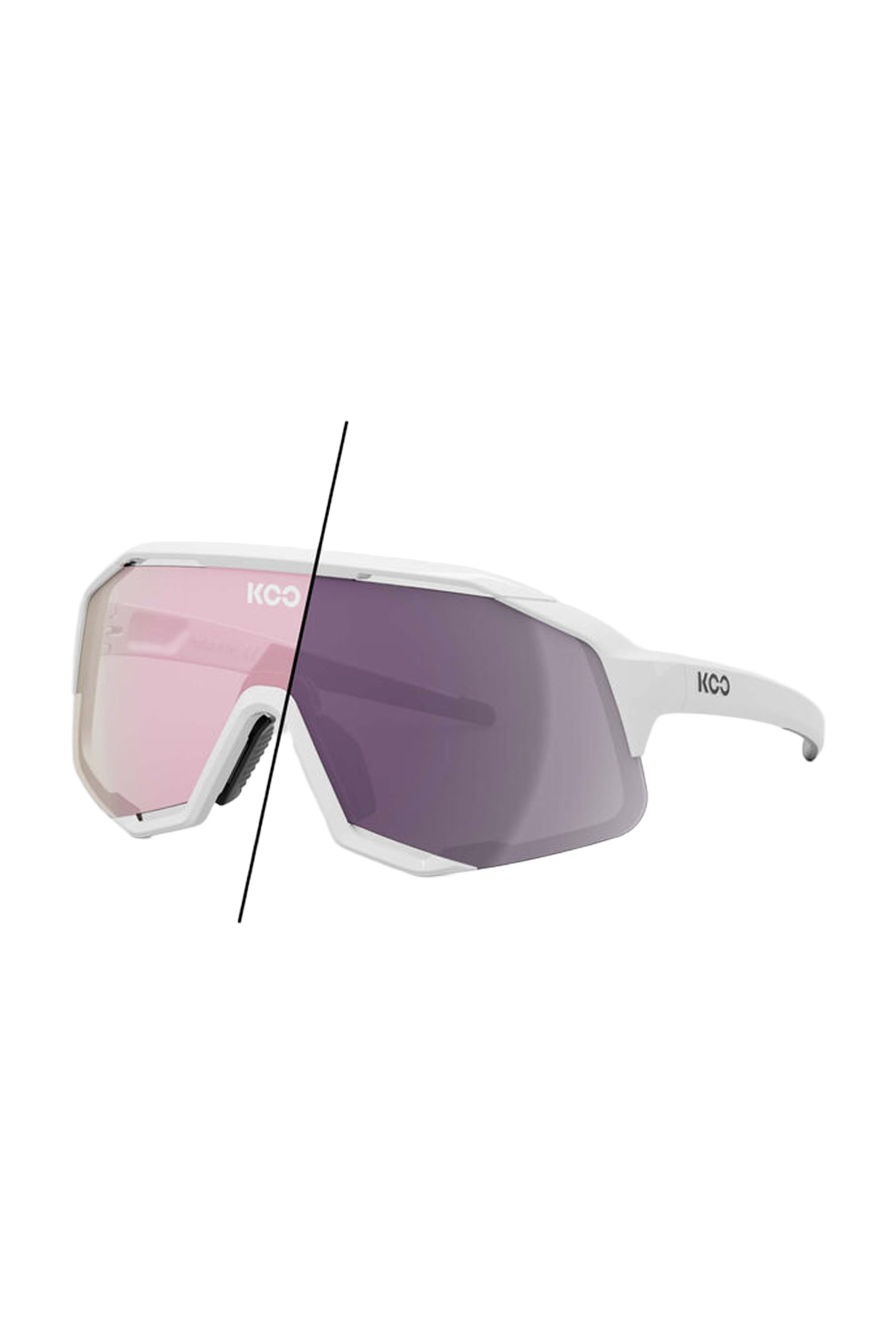 KOO Demos Sunglasses - White / Photochromic OEY00005-907 White and Photochromic Koo Demos sunglasses with adaptable tint for versatile sun protection.