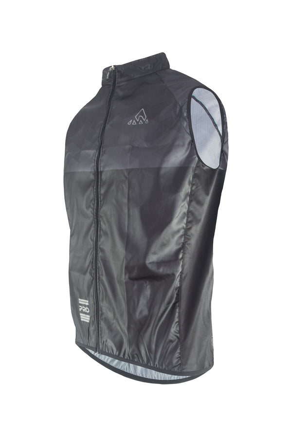  buy cycling vest windbreaker men miami -  Men's Uranium Black Pro Cycling Vest