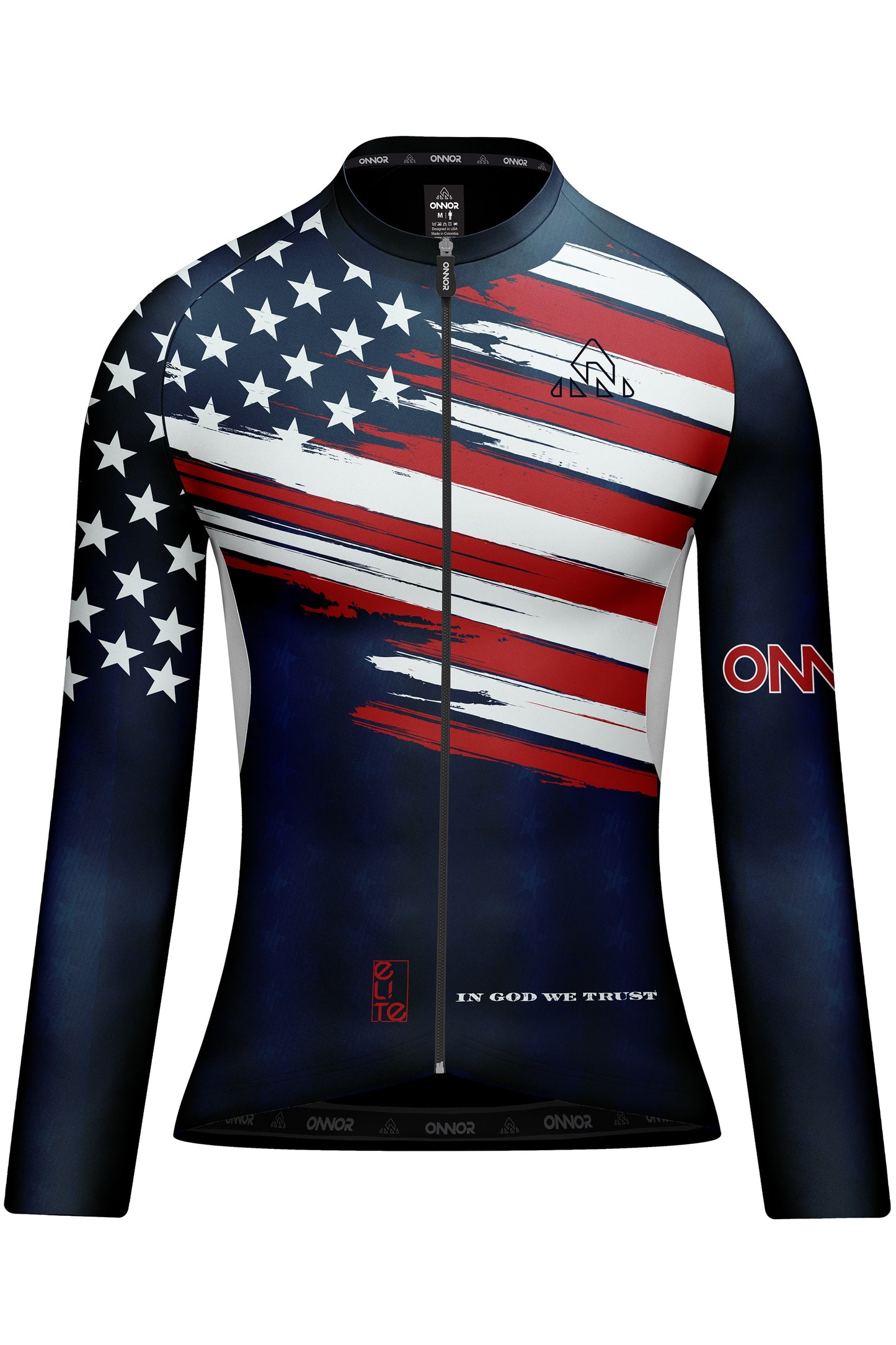 Women's American Pride Elite Cycling Jersey Long Sleeve