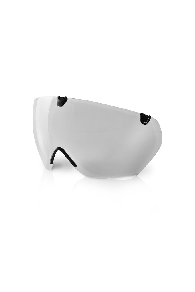 KASK Bambino Pro Cycling Helmet Visor - men's silver helmets - KASK Bambino Pro Cycling Helmet Visor Silver CVI00009-520 Silver Kask Bambino Pro visor offering a sleek and protective addition to the cycling helmet.
