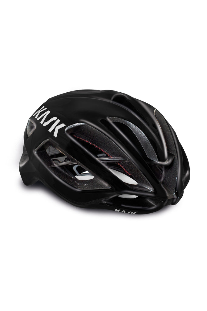 Kask Protone Cycling Helmet - men's olive green helmets - KASK Protone Cycling Helmet Black CHE00037-210 Black Kask Protone cycling helmet, combining style with safety for road cyclists.