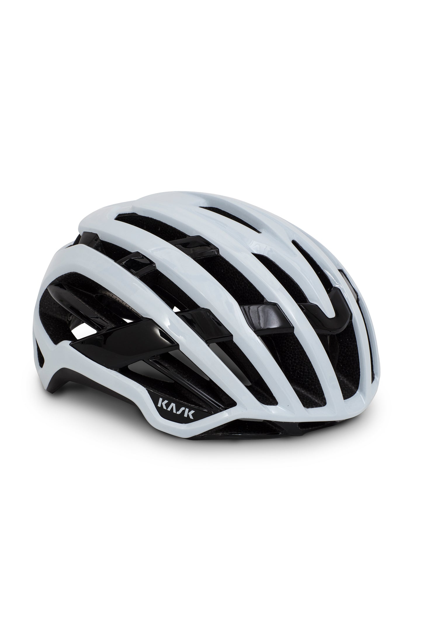 KASK Valegro Cycling Helmet White CHE00052-201 White Kask Valegro cycling helmet designed for aerodynamic performance and comfort.