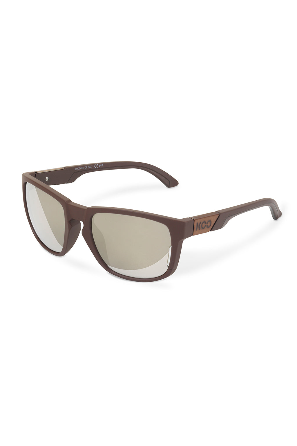 KOO California Sunglasses - Chocolate / Choc. Matt: Fashionable and elegant sunglasses showcasing a rich chocolate-colored frame with a matte finish. Chocolate and Choc. Matt Koo California sunglasses for a unique and protective eyewear choice.