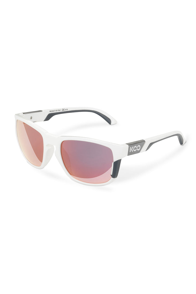 KOO California Sunglasses - White / Anthracite - men's white / anthracite sunglasses - KOO California Sunglasses - White / Anthracite: Stylish and versatile sunglasses featuring a sleek white frame with anthracite accents. White and Anthracite Koo California sunglasses for a classic and protective eyewear option.