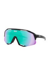 KOO DEMOS cycling sunglasses - Black / Green Mirror OEY00005-616