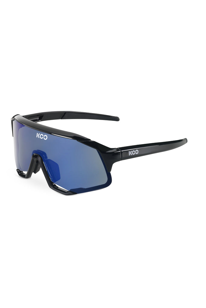 KOO Demos Sunglasses - Black / Blue - men's black / blue sunglasses - KOO Demos Sunglasses - Black/Blue Lenses OEY00005-687 Black and Blue Koo Demos sunglasses with black-blue lenses for fashionable UV protection.