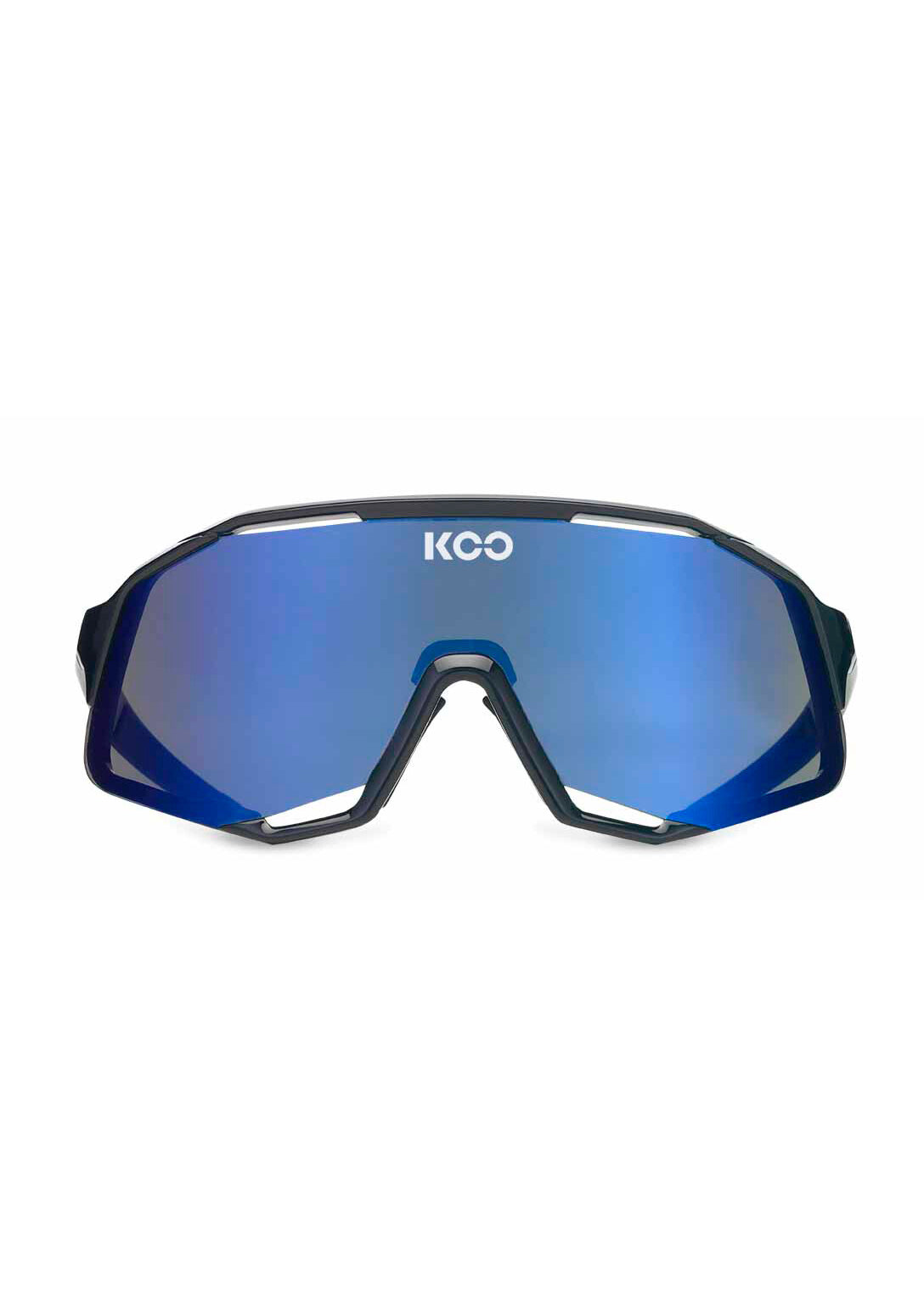 KOO Demos Sunglasses - Black/Blue Lenses Koo Demos sunglasses with black-blue lenses offering a trendy and protective eyewear option.