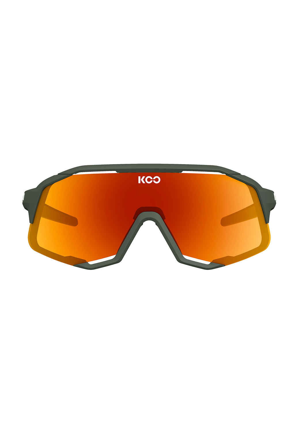 KOO DEMOS Sunglasses - Green Matt / Orange Koo Demos sunglasses in green matt-orange color for stylish sun protection.