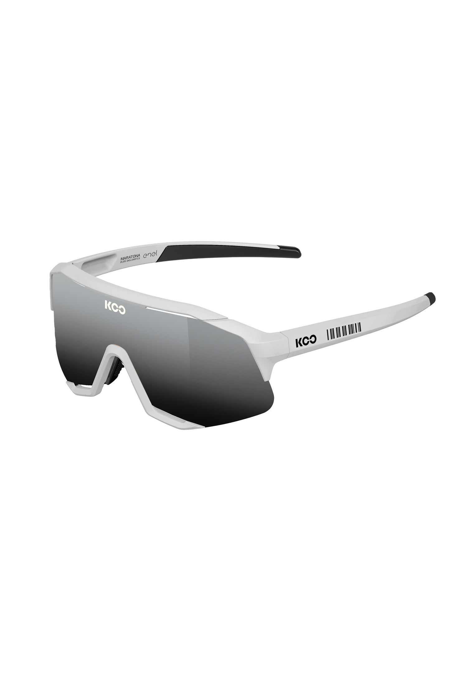 KOO Demos Sunglasses - MDD White Matt / Silver Gradient OEY00005-962
