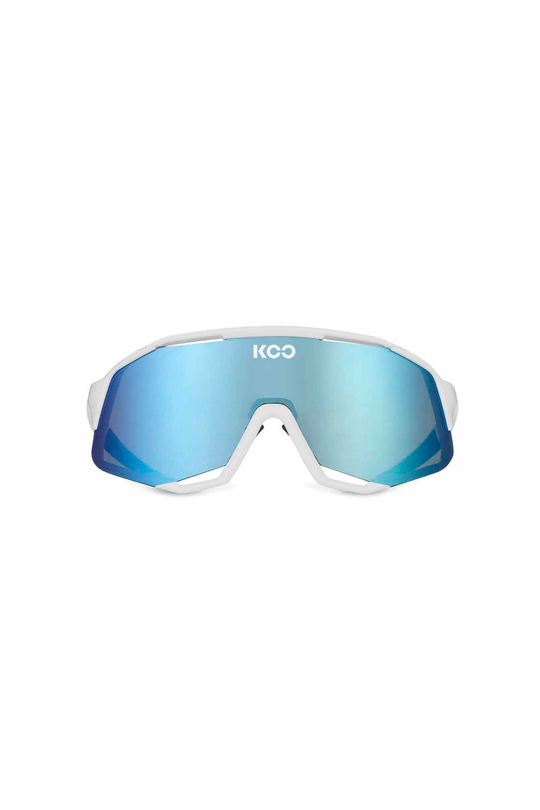 KOO DEMOS Sunglasses - White / Torquoise Koo Demos sunglasses with white-torquoise lenses for stylish sun protection.