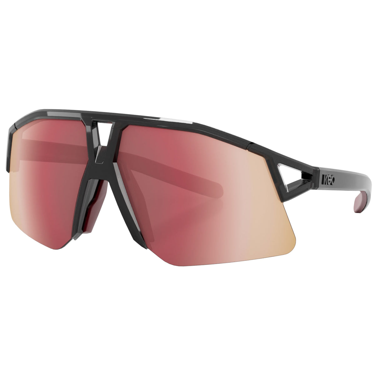 KOO HYPE Strade Bianche Black Glass / Siena Red Mirror sunglasses