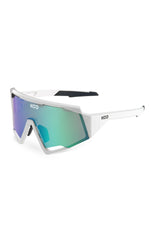 KOO Spectro Sunglasses - White/Green Lenses OEY00004-694 White and Green Koo Demos sunglasses with white-green lenses for stylish UV protection.