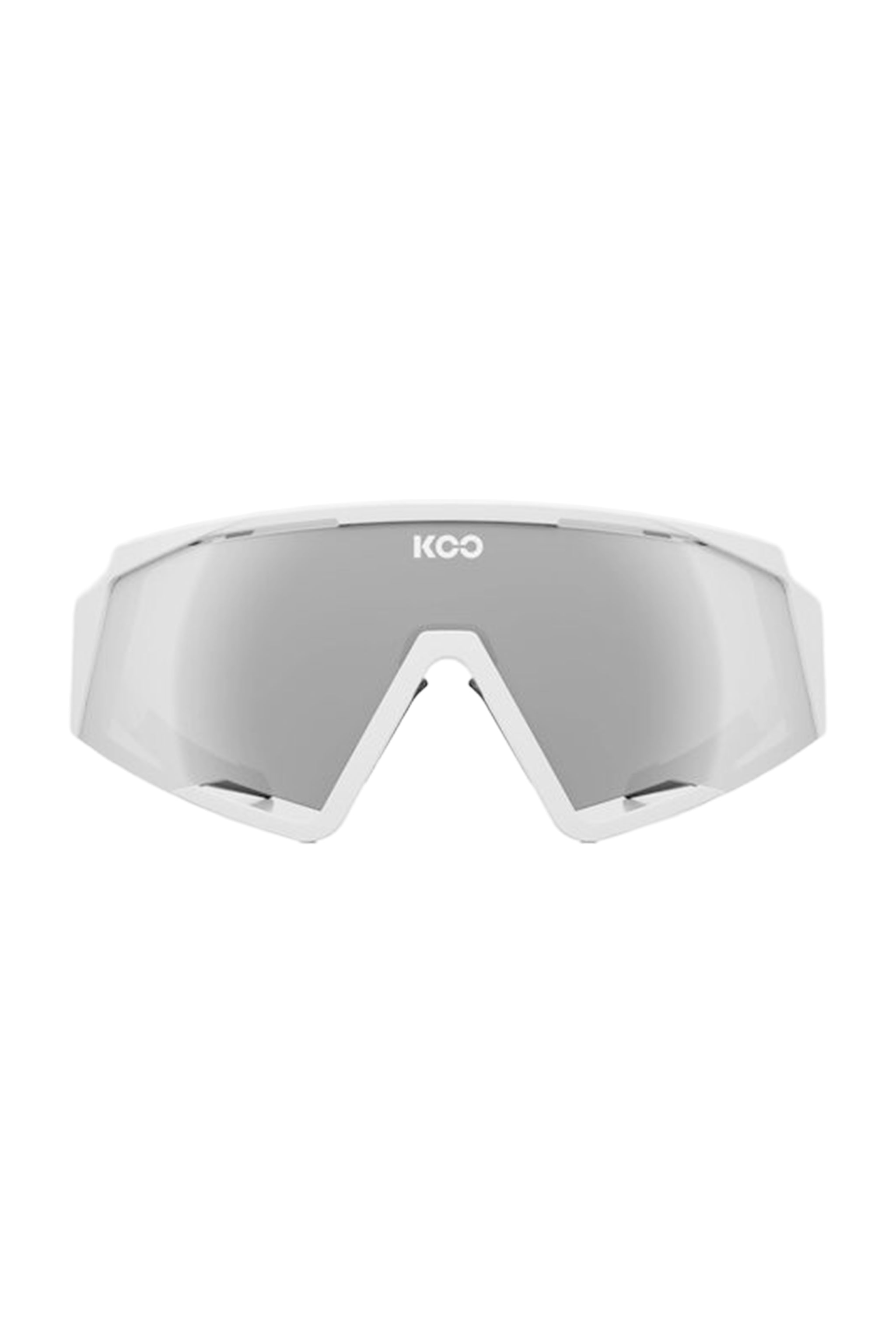 KOO Spectro Sunglasses - White Silver Koo Spectro sunglasses for a sleek and protective eyewear choice.