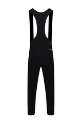 Rear view of the ONNOR Men's Black Elite Cycling Bib Tight. Offers comprehensive coverage and a snug fit, with ONNOR's logo strategically placed, demonstrating the brand's refined design aesthetics.
