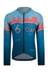 Image of Men's SGC Elite Jersey Long Sleeve 2023 by ONNOR, designed for the Six Gap of Georgia event
