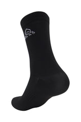 Unisex black sports socks for cycling, running, and training
