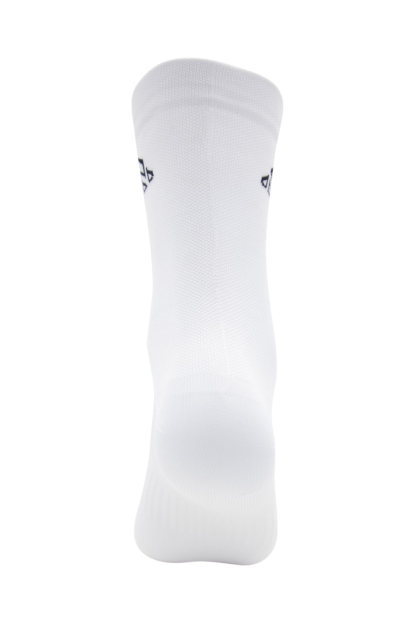 Unisex white sports socks for cycling, running, and fitness
