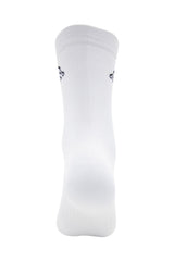Unisex white sports socks for cycling, running, and fitness
