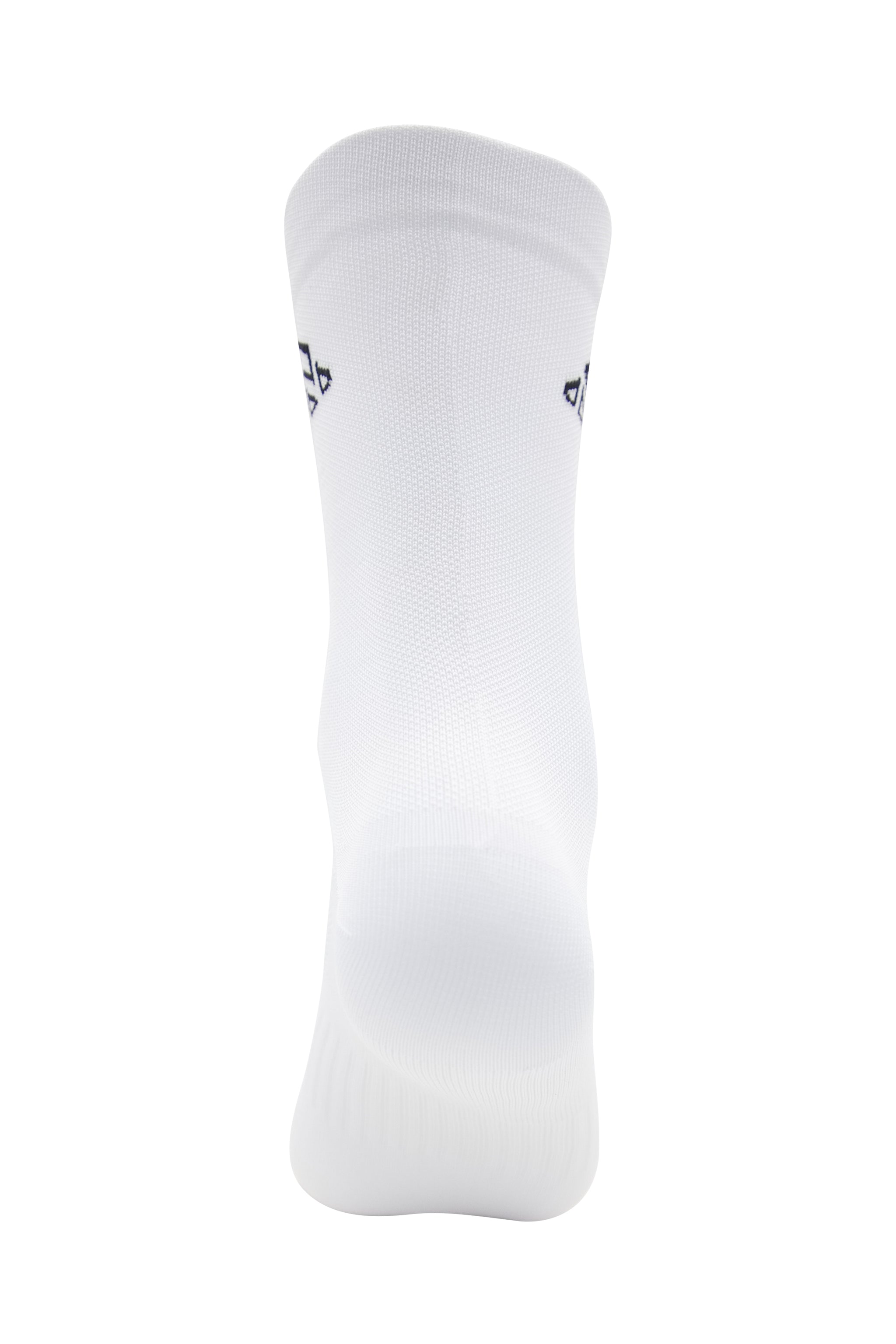 Unisex white sports socks for cycling, running, and fitness
