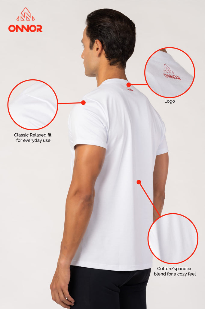 Tシャツ・カットソー RONRON PETIT ROMANCE BASIC FIT T SHIRT WHITE RR25BST1440WH RONRON LOGO BASIC FIT T SHIRT WHITE - RONRON 론론
