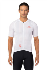 Men's Elite Cycling Jersey Short Sleeve - White