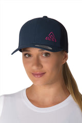 blue yupoong trucker hats women's retro trucker cap USA