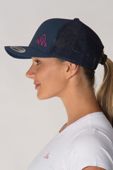 blue the classics yupoong trucker hat women's the classics hats miami