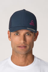 blue yupoong trucker hats men's retro trucker cap USA