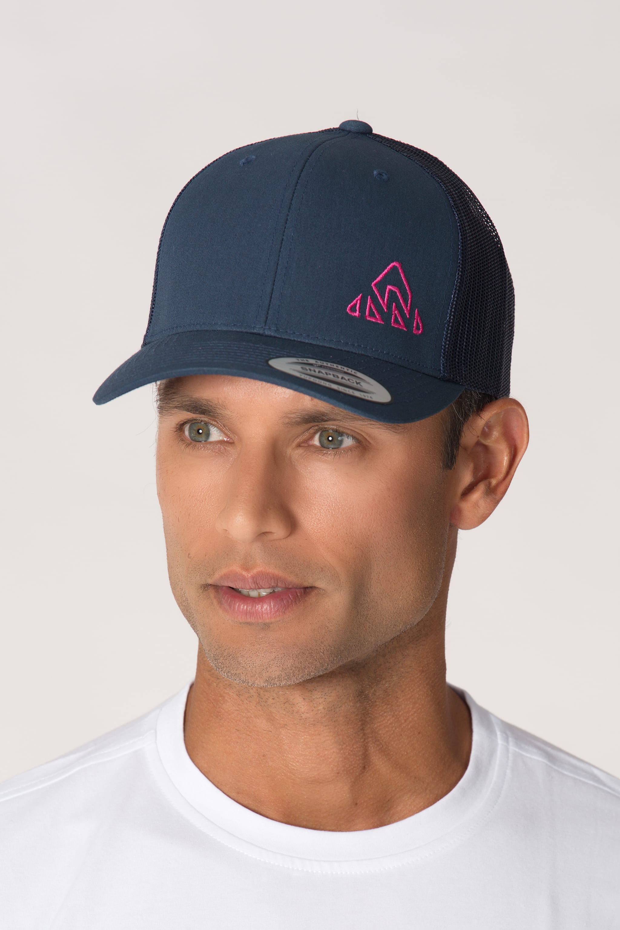 blue yupoong trucker hat men's the classics hat USA