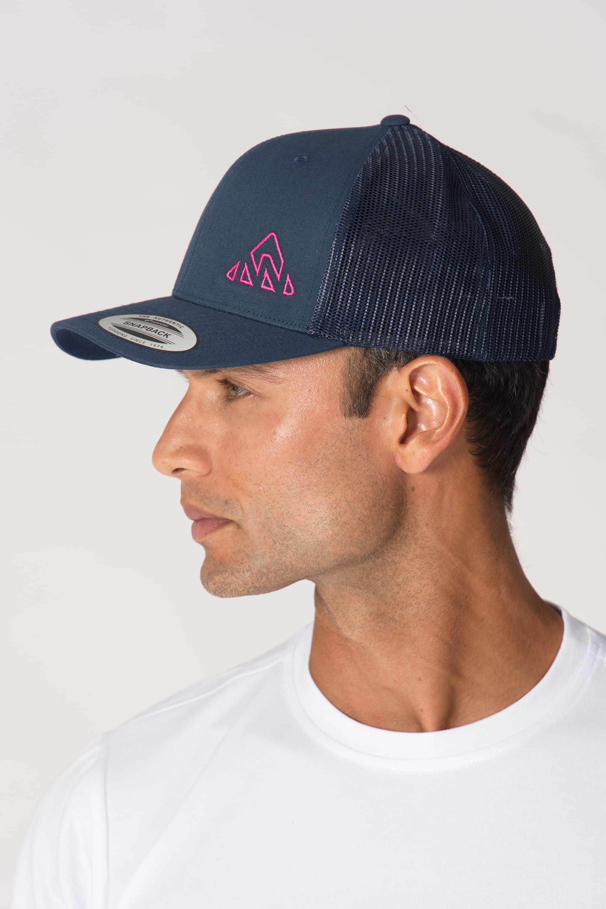 blue the classics yupoong trucker hat men's the classics hats USA