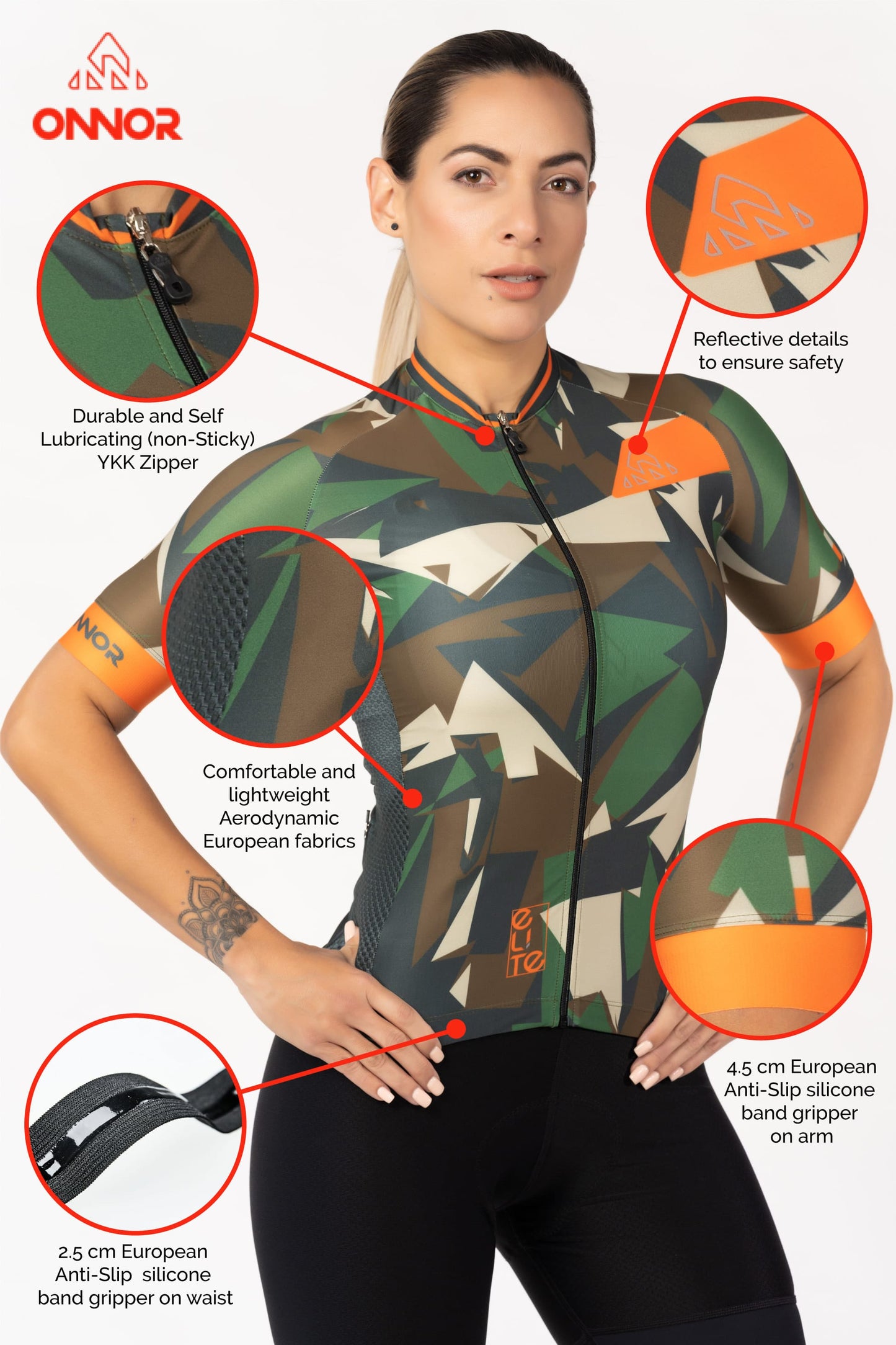 Experience the perfect blend of comfort and performance with this women's cycle shirt with short sleeves. The lightweight fabric and ergonomic design provide freedom of movement, making it an excellent choice for female cyclists.