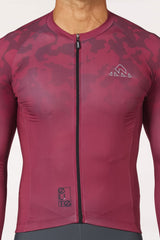 competition cycling jersey long sleeve for men, road bike jersey