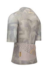 A men's cycle jersey with short sleeves, designed for male riders. This men's bicycle top offers a comfortable fit and enhances the cyclist's performance on the road.