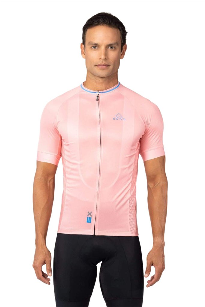 Men's Expert Jersey Short Sleeve - Pink - men's pink jerseys short sleeve - bike riding wear, men's classic pink cycling jersey