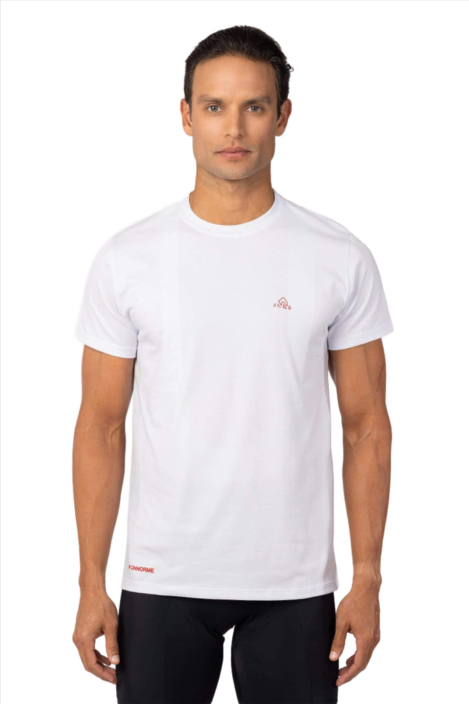 Men's Classic White Expert T-Shirt - men's white t-shirts short sleeve - Running clothing, Men's Cotton Sport Running T-Shirt - Short Sleeve White best running t-shirt men price Miami, running apparel, Men's sport white t-shirt