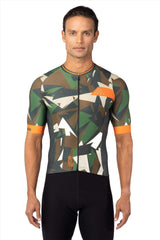 bike racing clothes, men's camouflage elite cycling jersey
