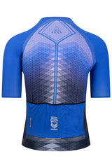 A gent's cycling shirt with short sleeves, tailored for male cyclists. This man's bicycle top offers a comfortable fit and superior performance on the road.