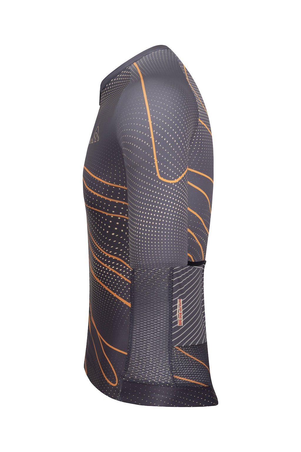 A men's road cycling jersey with short sleeves, ideal for male cyclists. This guy's biking shirt provides excellent breathability and moisture-wicking properties for a comfortable ride.