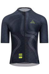 Men's Pro Cycling Jersey Short Sleeve - Blue / Purple