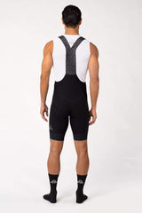 cycle wear - men's black cycle bibs lightweigh for professional cyclists for long rides