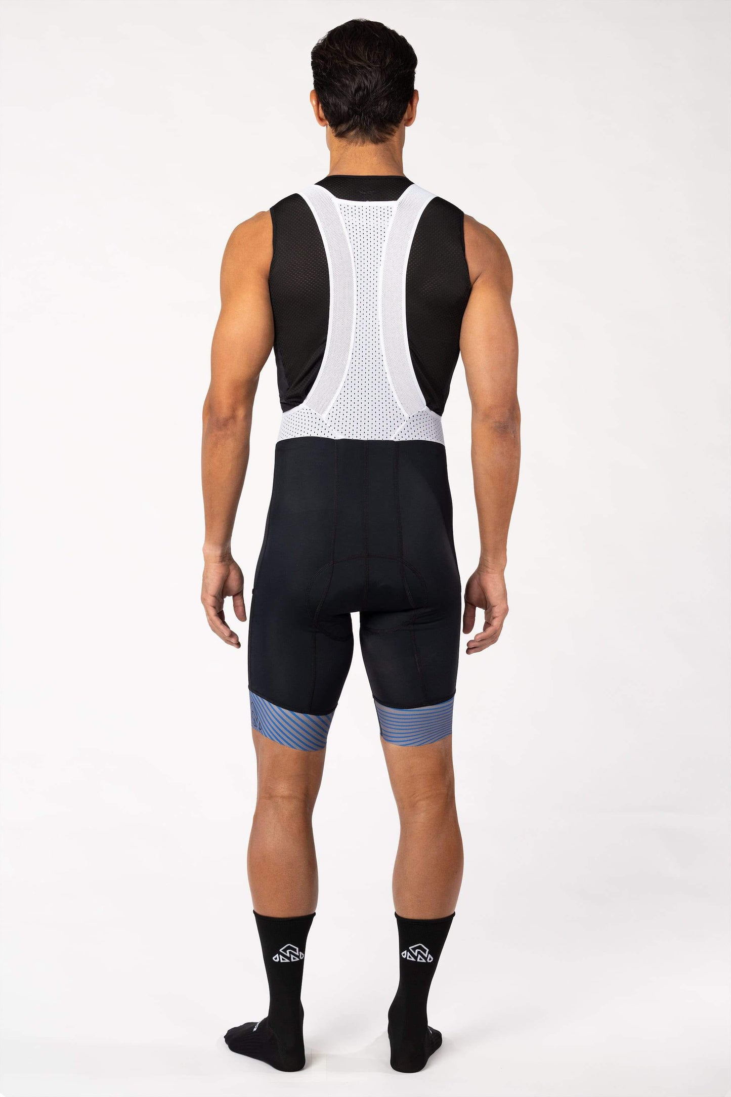 bike riding clothes - mens black cycling bibs lightweigh for amateur cyclists for long rides