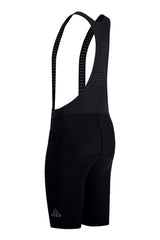 men's black cycling bibs padded for professional rider for long rides